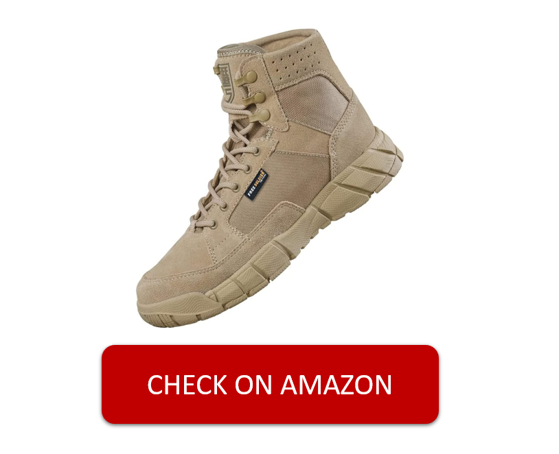 FREE SOLDIER Hiking Breathable Desert Boots