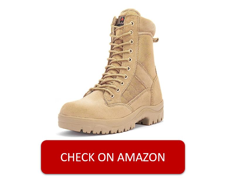 WIDEWAY Military Tactical Work Boots